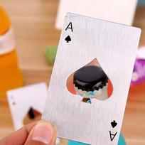 New Smart Poker Card Home Kitchen Bar Tool Soda Beer Bottle Cap Opener Wedding Favors and Gifts Beer Opener sidabras