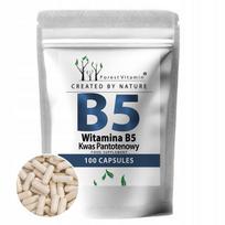 Vitaminas B5 (pantoteno rūgštis) 200 mg 100 kapsulių VEGE