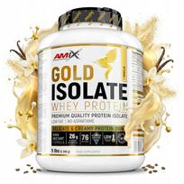 Išrūgų baltymų izoliatas Amix Gold 2280 g, vanilės skonio