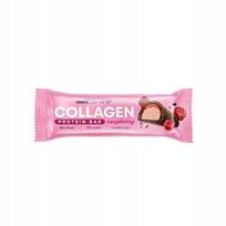 Baltyminis batonėlis su kolagenu Hiro.lab 50g, aviečių skonio