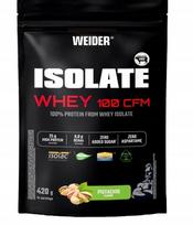 Išrūgų izoliatas Weider Isolate Whey 100 CFM, pistacijų, 420 g