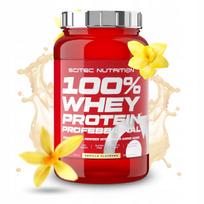 Išrūgų baltymų milteliai SCITEC 100% Whey Protein Professional 920 g, vanilės skonio