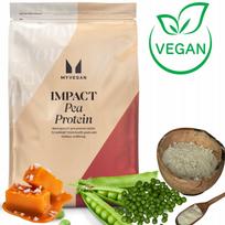 Žirnių baltymų papildas MYPROTEIN PEA, 1 kg, sūrios karamelės skonio, veganiškas