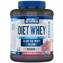 Diet Whey 1800g baltymų milteliai, braškinio pieno kokteilio skonio