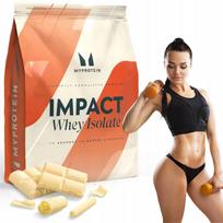 Išrūgų baltymų izoliatas MYPROTEIN IMPACT WHEY ISOLATE WPI 810g, baltojo šokolado skonio