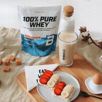 Išrūgų baltymai BioTech 100% Pure Whey 400 g Bourbon vanilla