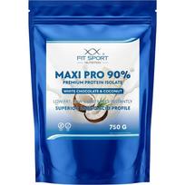 Baltymai Maxi Pro Protein 90% 750g baltojo šokolado ir kokoso