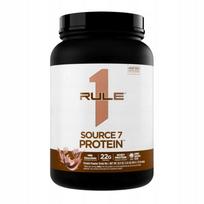 Baltyminiai milteliai Source 7 Protein 830g, šokoladas ir žemės riešutų sviestas