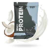 Išrūgų baltymų papildas RAW NUTRITION, kokosų, 30 g, mėginys