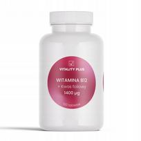 Vitaminas B12 kobalaminas, folio rūgštis, 1000 mcg, 120 tablečių