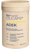 Maisto papildas ForMeds OLICAPS ADEK Vitamin A D3 E K2-MK7, 60 kapsulių