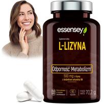 L-Lysine HCL 500 mg hidrochloridas, 90 vegetariškų kapsulių