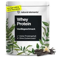 Baltymų papildas Natural Elements milteliai 1000 g, vanilės skonio