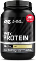 Baltymų papildas Optimum Nutrition milteliai 870 g, vanilės, 22 g baltymų