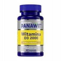 Maisto papildas PANAWIT Vitamin D3 2000 IU 60 kaps.