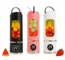 Nešiojamas belaidis trintuvas „Smoothie“, 0,45 l, USB