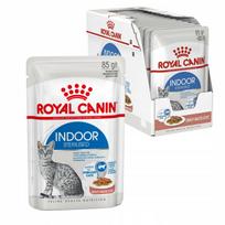 Katinų drėgnas maistas ROYAL CANIN Indoor Sterilised padaže, 12 x 85 g