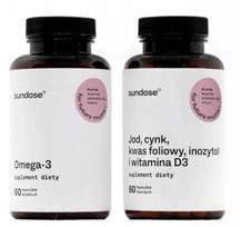 Maisto papildas nėščiosioms Sundose For Future Mums Omega-3, jodas, cinkas, folio rūgštis, inozitolis, vitaminas D3, 60+60