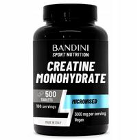 Kreatino monohidratas Bandini, 500 tablečių, 3000 mg porcijoje