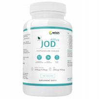 Maisto papildas WISH Iodine Potassium iodide 400 mcg, 180 tablečių