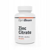 Maisto papildas plaukams, odai, GymBeam Zinc Citrate, 90 kapsulių
