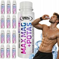 Magnio ir kalio gėrimas Real Pharm Max Mag + Potassium Shot 80 ml Landrynka, 12 vnt.