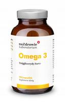Maisto papildas OMEGA 3 1000mg EPA DHA TRIGLYCERIDES FORTE, 90 kapsulių