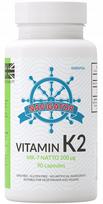 Vitaminai K2 MK-7 natto 200mcg, 90 kapsulių, Navigator