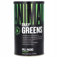 Maisto papildas UNIVERSAL ANIMAL DAILY GREENS 30 pakelių, spirulina, chlorella, antioksidantai