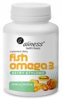 Maisto papildas Aliness Fish Omega 3 Esters 180/120 mg 90 kapsulių