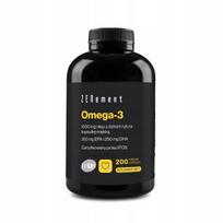 Omega-3 1000mg laukinės žuvies aliejus, 200 kapsulių