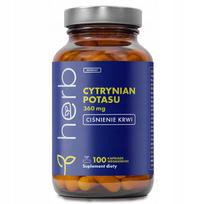 Maisto papildas Herb Potassium Citrate 360mg, 100 kapsulių