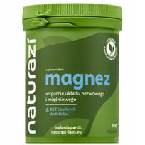 Maisto papildas Naturazi Magnesium citrate + B6, 100 kapsulių