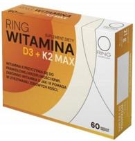 Maisto papildas RING Vitamin D3 4000 + K2 100 µg, 60 kapsulių