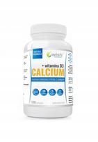 Maisto papildas Wish Calcium 1000 mg + Vitamin D3, 120 kapsulių