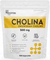 Maisto papildas Proton Labs CHOLINE 500 mg cholino bitartratas 99,7 %, 100 kapsulių