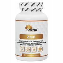 Maisto papildas Sowelo ZMB Magnis, Cinkas, Vitaminas B6, 120 tablečių