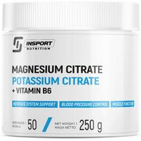 Elektrolitai INSPORT Magnesium Potassium B6 250g be cukraus