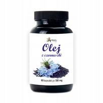 Šalto spaudimo juodgrūdžių aliejus Egyptian Nigella Sativa 500 mg 60 kapsulių