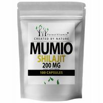 Maisto papildas FOREST VITAMIN Mumio Shilajit 200mg, 100 kapsulių