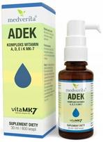 Vitaminų A, D3, E, K2 MK-7 lašai ADEK RETINOL COMPLEX 30 ml