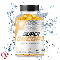 Maisto papildas TREC Super Omega-3, 60 kapsulių, EPA ir DHA žuvų taukai