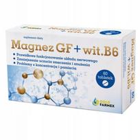 Maisto papildas MAGNESIUM GF + VITAMIN B6, 60 tabletės, GOLDFARMEX