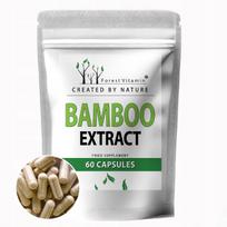 Maisto papildas Organic Silicon 60 kapsulių, Bamboo Shoot Extract Vulgaris