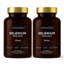 Maisto papildas ORGANIC SELENIUM 200µg L-SELENOMETHIONINE, 2 vnt., medso