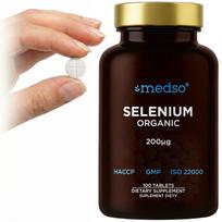 Maisto papildas Medso Organic Selenium 200 µg, L-selenometioninas, tabletės