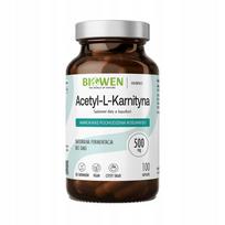 Maisto papildas BIOWEN ALC Acetyl-L-Carnitine 500 mg, 100 kapsulių