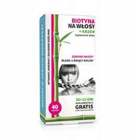 Maisto papildas plaukams NOBLE HEALTH Biotin Silicon, 40 tablečių