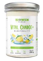 Elektrolitų milteliai Biowen Vital Charge+ 250 g citrinų skonio