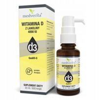 Maisto papildas Medverita Vitamin D iš lanolino 4000 IU 30 ml